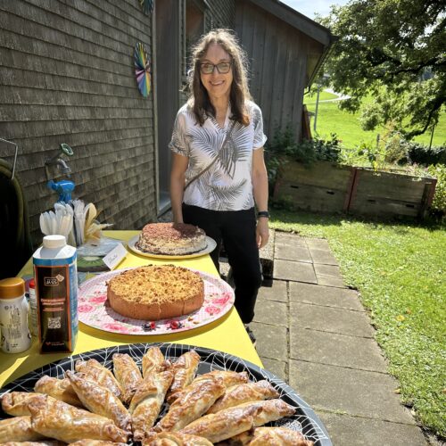 Besuch im Bischofsberg bei Kaffee und Kuchen