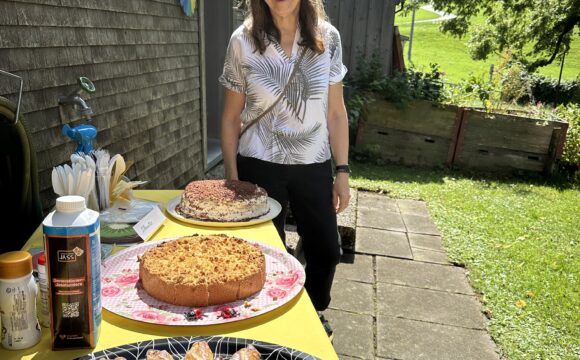 Besuch im Bischofsberg bei Kaffee und Kuchen