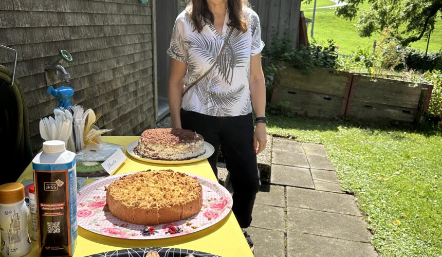 Besuch im Bischofsberg bei Kaffee und Kuchen